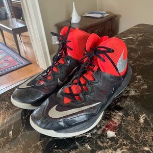 Black/Orange Nike Hyperdunks